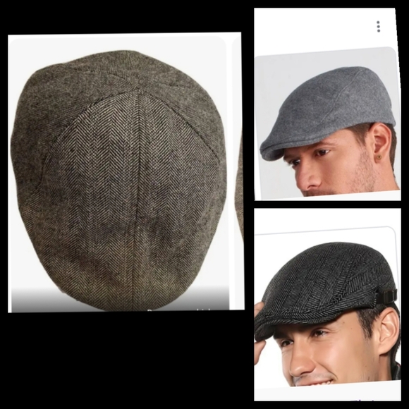 Weatherproof Other - Weatherproof Golfer Newsboy Tweed Flat Newsboy Cap Hat Size Medium●